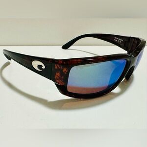 Brand New Costa Del Mar Fantail Sunglasses Tortoise/Green Glass Polarized 580G